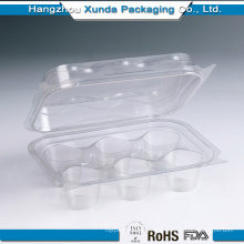 Customized Transparent Plastic Cupcake Packaging for Sale